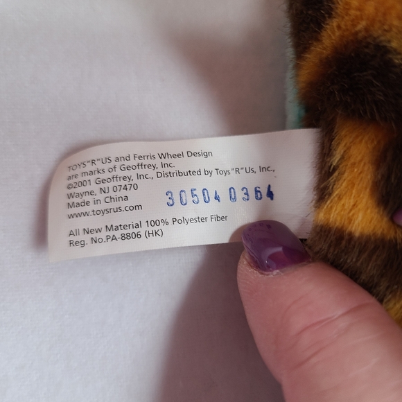 TOYS R US TIMES SQUARE GEOFFREY GIRAFFE STATUE OF LIBERTY STUFFED ANIMAL - Picture 9 of 11